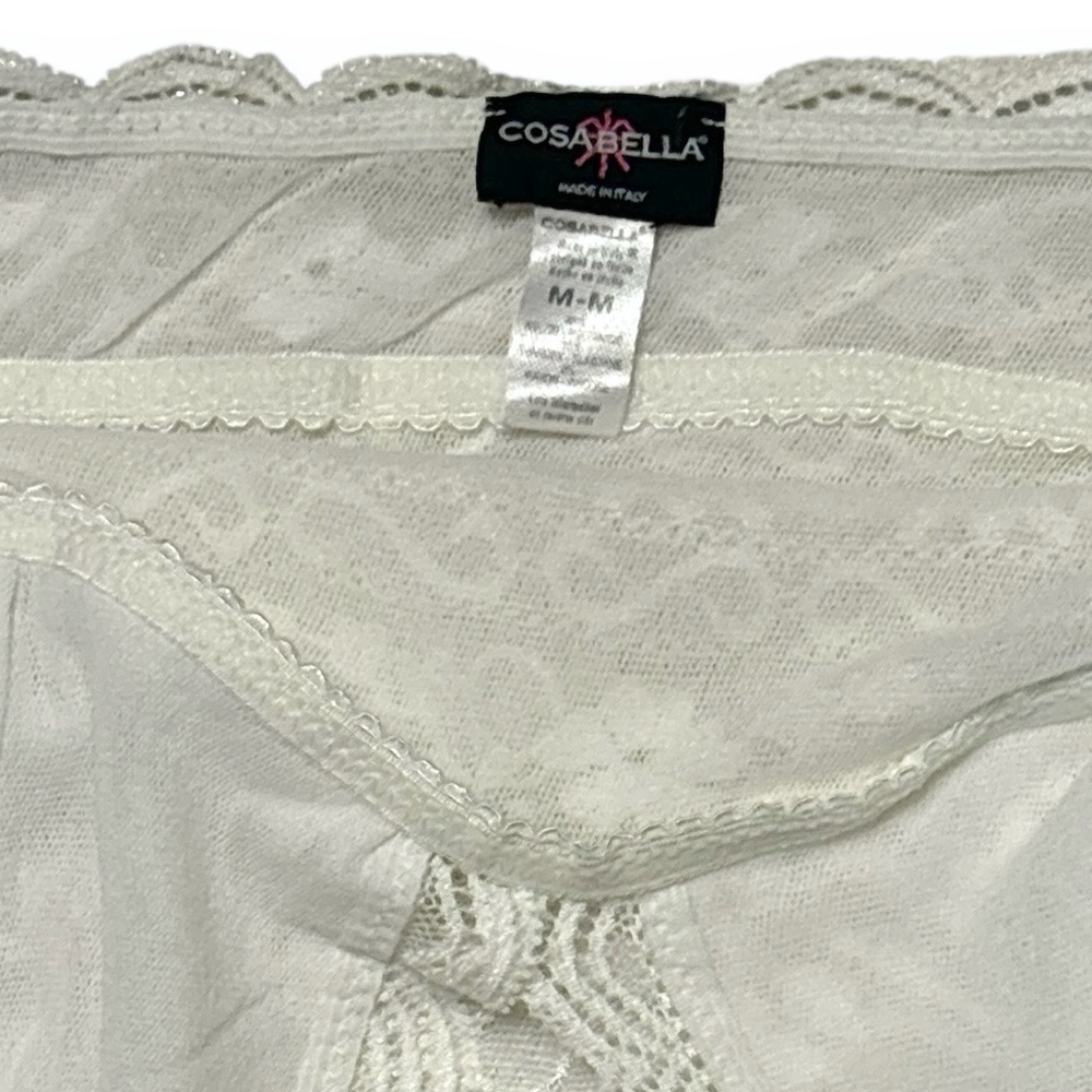 COSABELLA Ivory Lace Halter Camisole - Picture 5 of 8